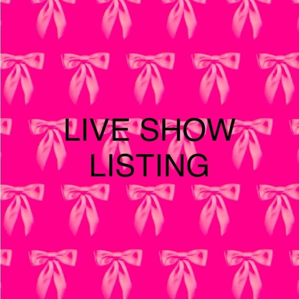 Unlisted items live show